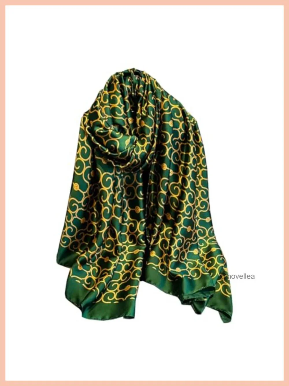 Luxury Silk Scarf Fashion Shawl Wrap Lightweight Square Scarf Satin Scarf